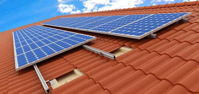 Solar roof hooks and mounting brackets