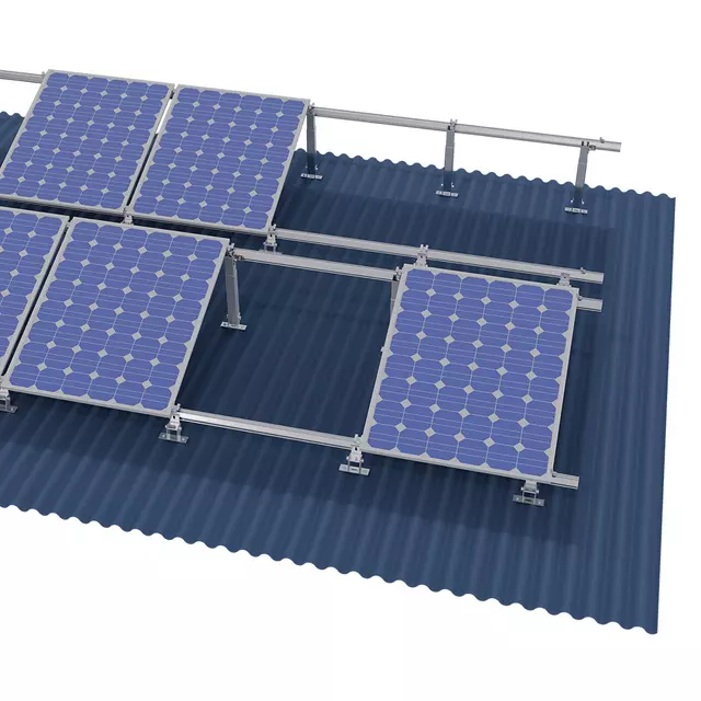 Aluminium solar mounting rails