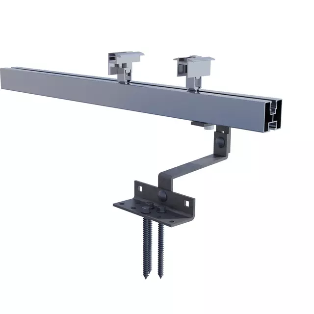 Solar panel clamps and mounting fittings